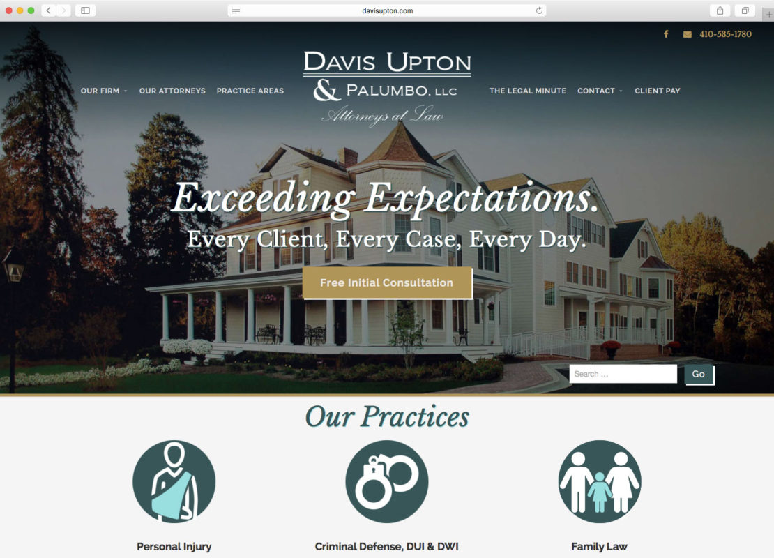 DCP Website Design - Davis Upton
